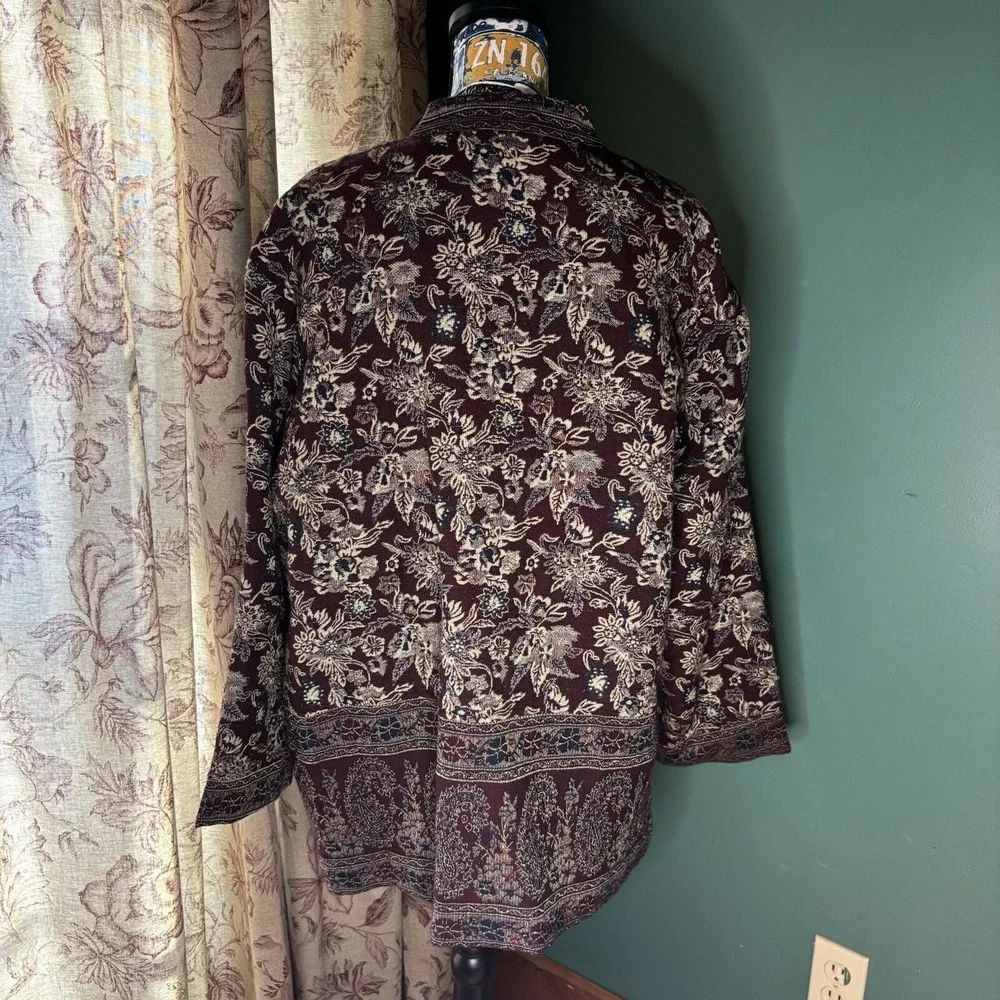 White Stag Women's size 16 W Jacket BOHO ,‎ Multi Color, India